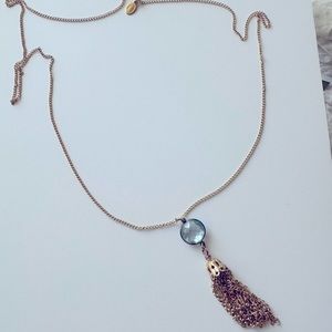 Jennifer Tuton tassle necklace